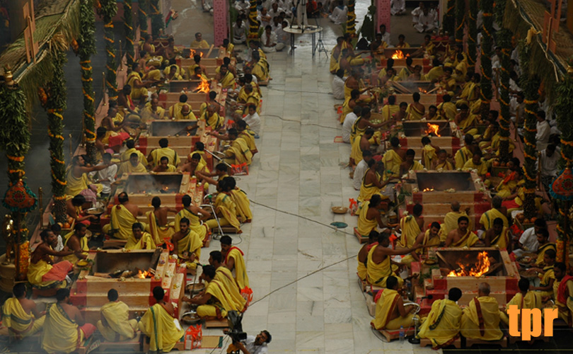 Ati Rudra Maha Yajña en Brindavan, Whitefield ...