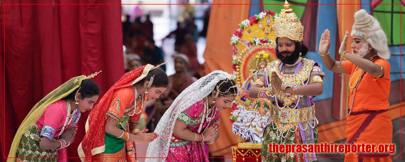Божественная свадьба в присутствии Бхагавана