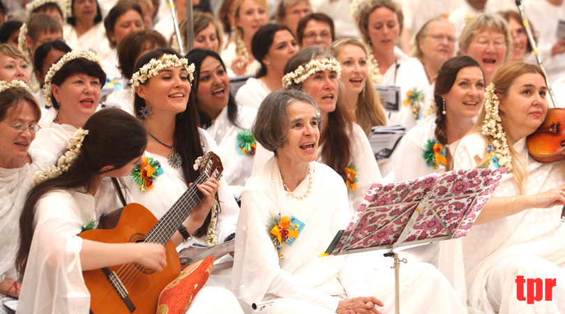 Выступление Международного Рождественского хора