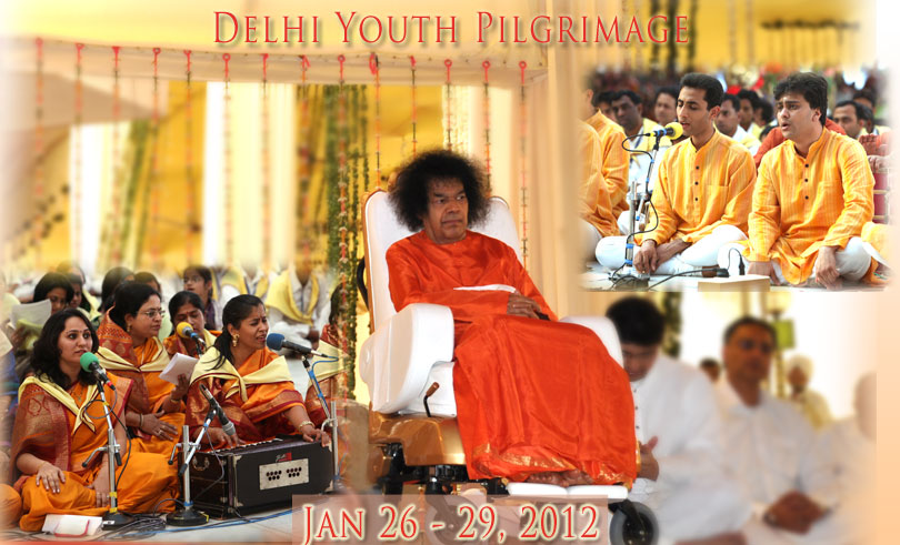 Prasanthi Pilgrimage of Delhi Youth 2012