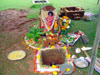 Foundation Stone for Varalakshmi Temple