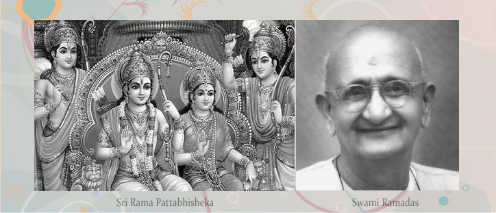 Sri Rama Pattabhisheka and Swami Ramadas
