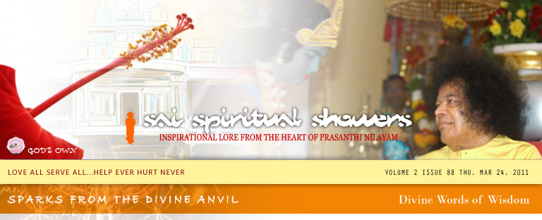 Sai Spiritual Showers Volume 2, Issue 88, Thu, Mar 24, 2011