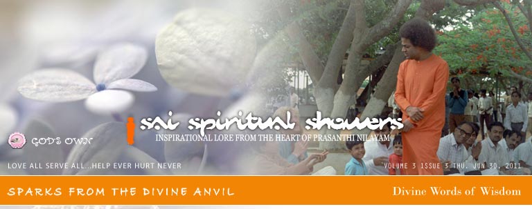 Sai Spiritual Showers Vol 3, Issue 3, Thu, Jun 30, 2011