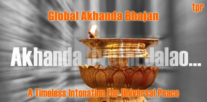 Global Akhanda Bhajan today…