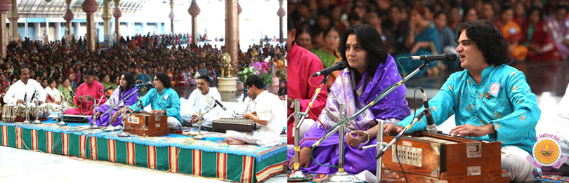 Dazzling Deepavali Twilight in Prasanthi Nilayam