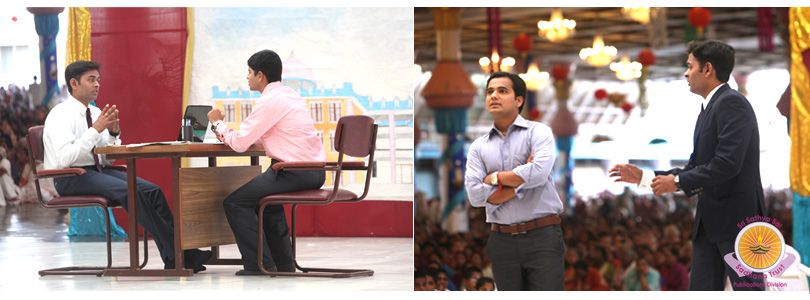 Презентация студентов колледжа Шри Сатья Саи в Мудденахалли