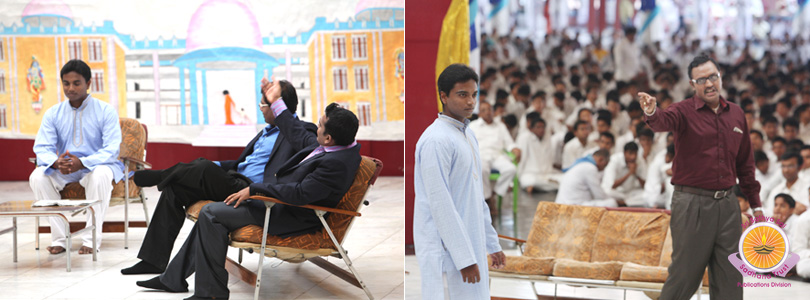 Презентация студентов колледжа Шри Сатья Саи в Мудденахалли