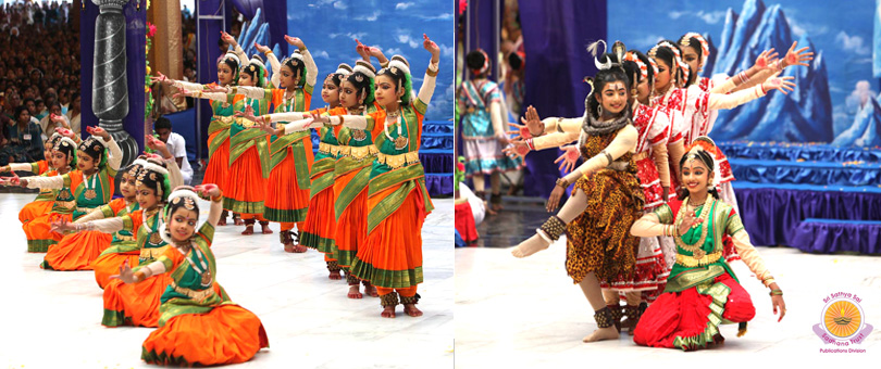 A Colourful Thiruvonam Evening in Prasanthi Nilayam…