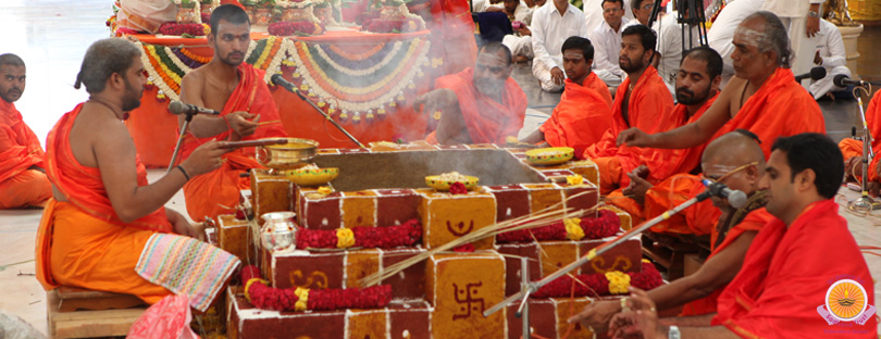 Vishwa Shanthi Homam gets underway…