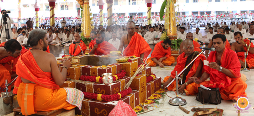 Vishwa Shanthi Homam gets underway…